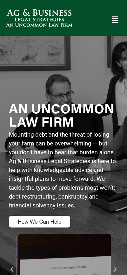 Ag & Business Legal Strategies
