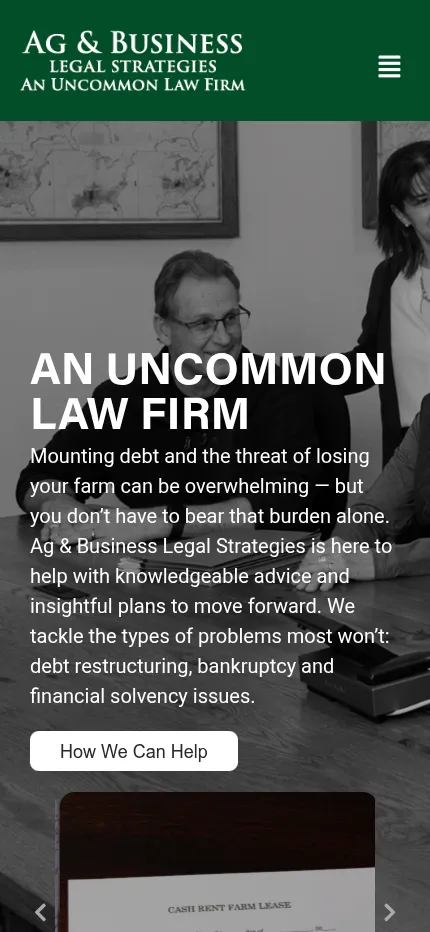 Ag & Business Legal Strategies