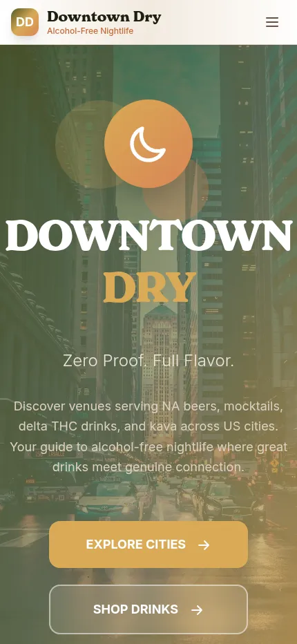 DowntownDry | AI Venue Verification System