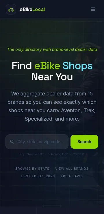 eBikeLocal | E-Bike Vendor Directory